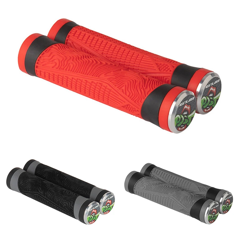 

GUB Cycling Bike Bicycle Gear Grips Mountain Bike Silicone Handlebar Soft Ultralight Grips Anti-skid Shock-absorbing End Grips