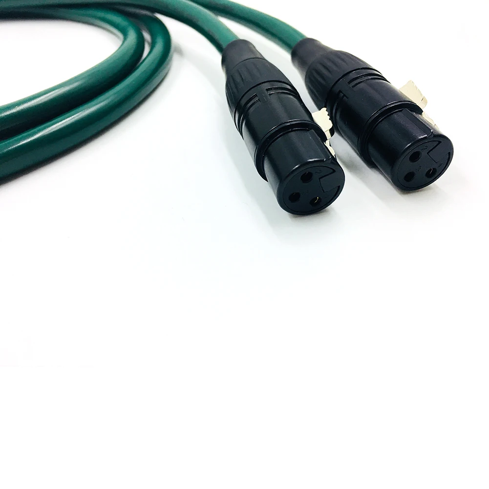 FURUTECH OCC single crystal  2RCA Male to Dual XLR Female Audio copper fever balanced line signal line audio RCA To XLR cable