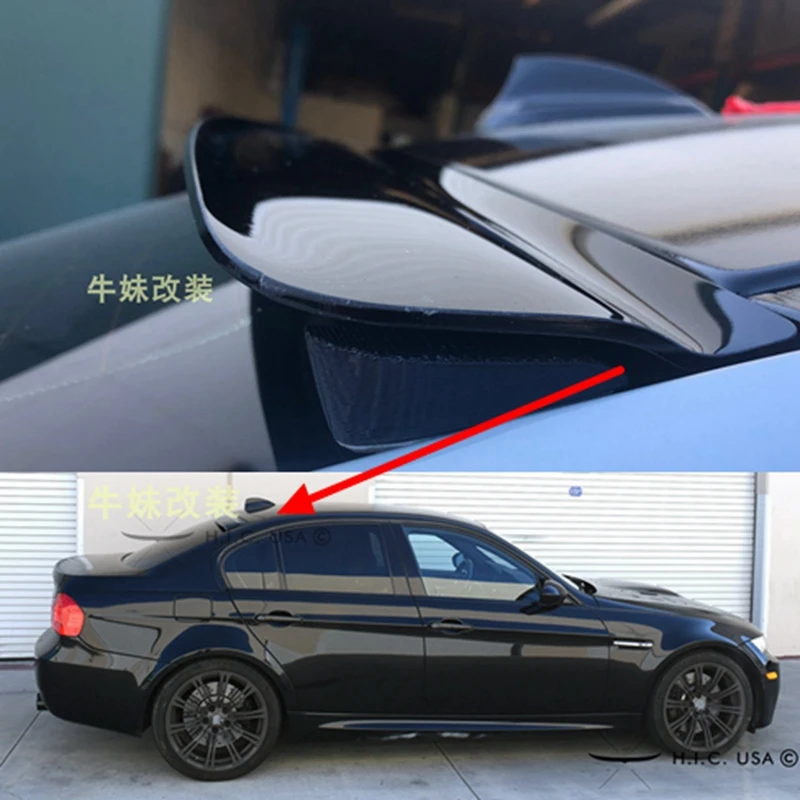 

Car Styling Carbon Fiber Rear Roof Spoiler Trunk Lip Boot Wing For bmw E90 M3 318i 320i 325i 330i 2005-2011 E90 sedan