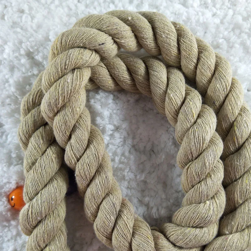 2Meters/5Meters Colorful Cotton Rope 20mm Thick Woven Cord High Strength Outdoor Camping Swing Rope DIY Accessories 14 Colors