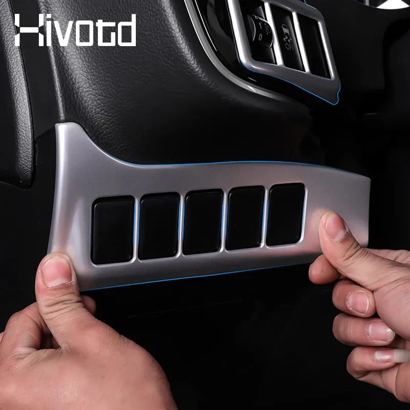 Car Console Headlights Button Cover Trim Stickers Decoration Interior Supplies Accessories For Mitsubishi Outlander 3 2016-2022