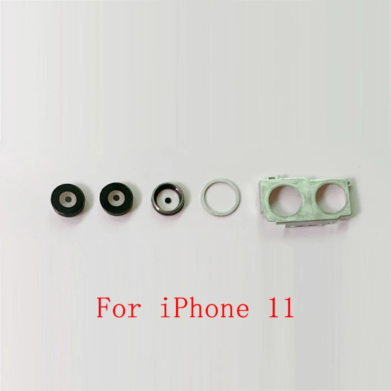 Rear Back Camera Lens Glass with Frame Holder Rear Housing Cover For iPhone 11 11Pro 11Pro Max Replacement Parts