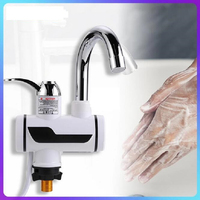 3000W EU Plug Instant Electric Water Heater Shower Digital Display 220V Kitchen Bathroom Tankless Hot Water Faucet Heater