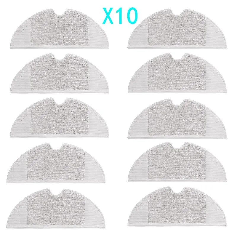 Bộ 10 Cây Lau Nhà Vải Có Thể Giặt Phụ Kiện Xiaomi Dreame F9 DreameF9 Dreame F 9 Robot Hút Bụi Thay Thế Bộ Dụng Cụ Phần