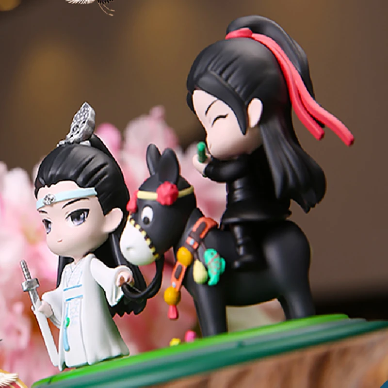 Cartoon Blind Box Wei Wuxian Lan WangJi Blind Box Creative Mo Dao Zushi Anime Toy Figure Mystery Box LC101