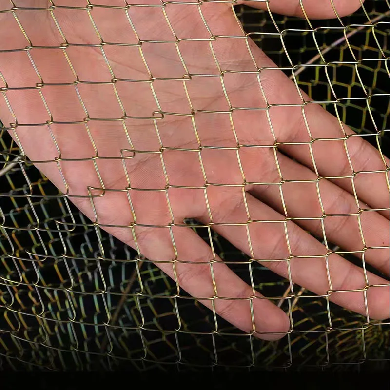 Durable Foldable Stainless Steel Wire Fishing Basket Cage Prawn Shrimp Minnow Bait Trap lure Net Sea Tackle mesh portable