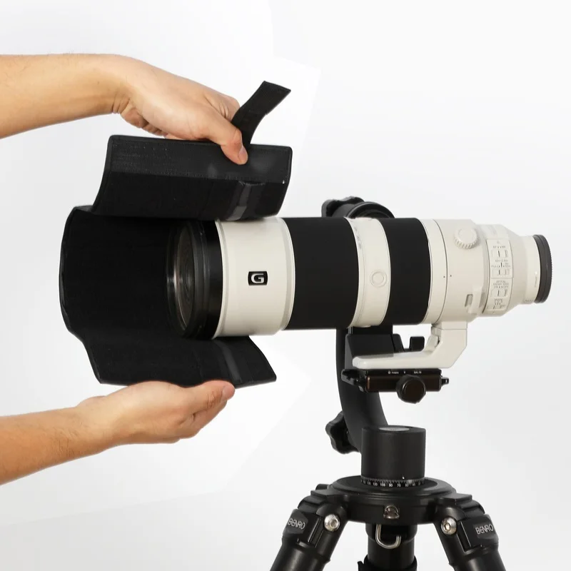 ROLANPRO Gegenlichtblende für Teleobjektiv, faltbare Blende für Sony 200-600/ FE 200-600mm F5.6-6.3 G OSS, maßgefertigt – Detail 6