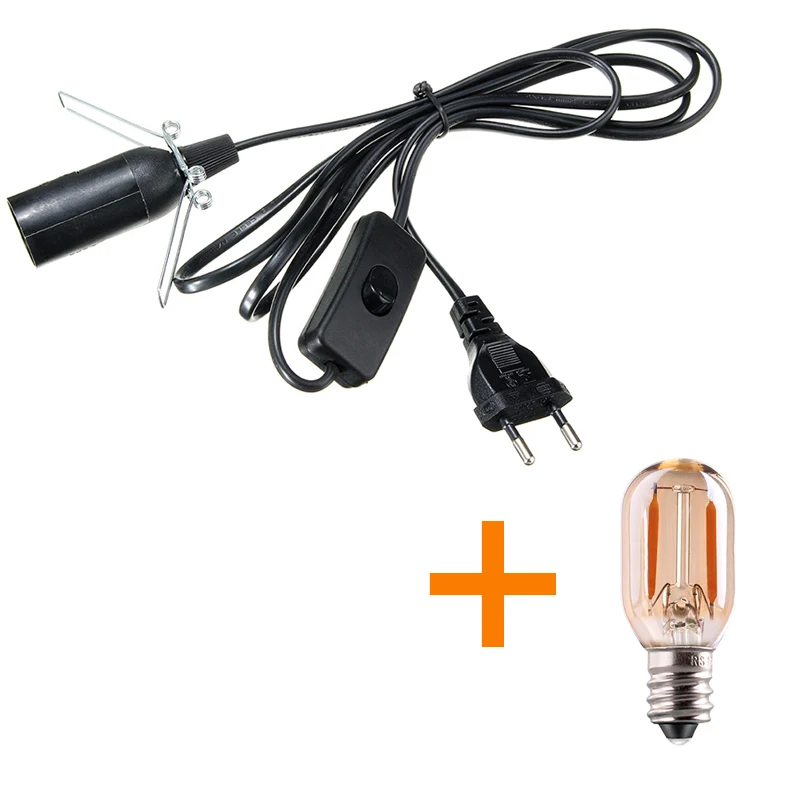 Himalaya-Salz-Lampenkabel mit Dimmerschalter, E14-Hängelampenfassung, Glühbirnenfassung, EU-Stecker, 1,8 m Netzkabel, Lava-Lampensockel