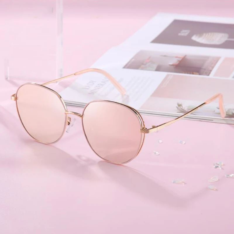 Women Hollow Oval Polarized Myopia Sunglasses Metal Hinge Minus Lens Round Prescription Sun Glasses Diopter 0 -0.5 -0.75 To -6.0
