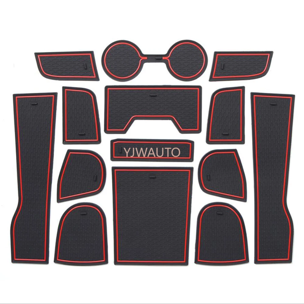 

Door Slot Mat for BMW 3 series 2020 Gate Groove Cushion Car Door Rubber Cup Holder Mats Anti-slip Carpets Position