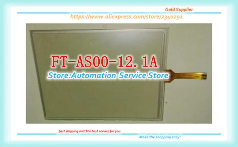 

New Touch Glass For NKK Nikkai FT-AS00-12.1A ASOO-12.1A Touchpad Touch Screen