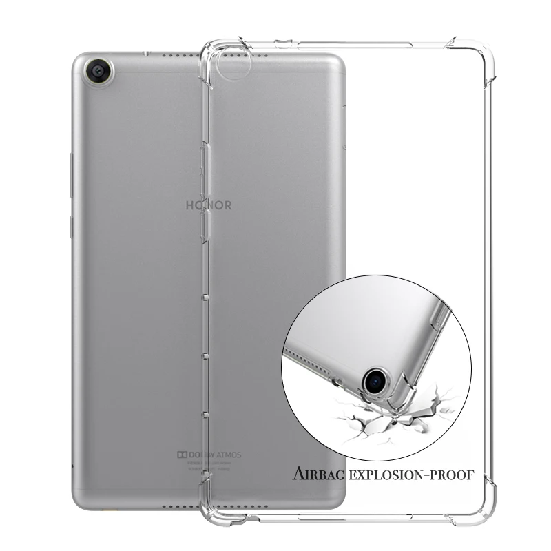 Stoßfest Abdeckung Für Für Huawei MediaPad T3 8,0 KOB-L09/W09 / Honor Play2 8.0 \'\'Fall TPU Silicon Transparent abdeckung Coque Fundas