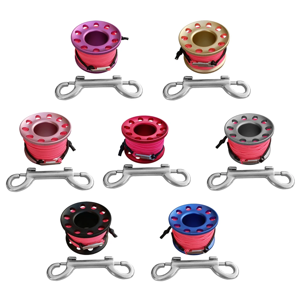 

Катушка для подводного плавания с двухсторонним крючком, 15 м/49 футов