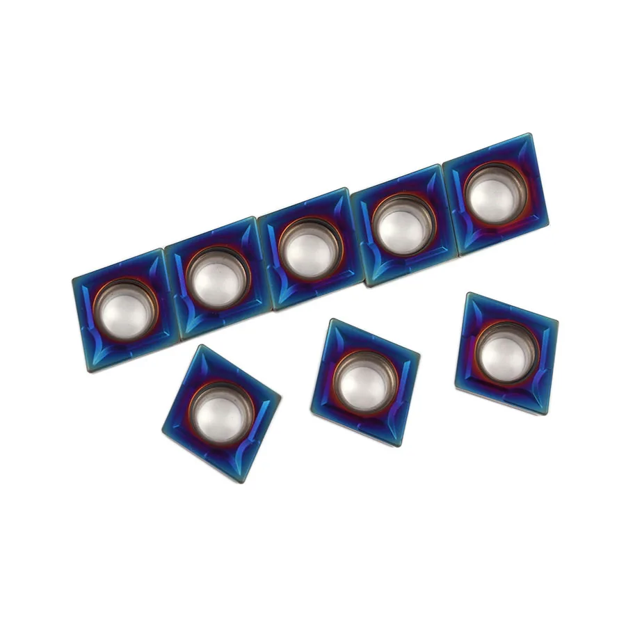 CCMT09T304 nnk9010 tornio CNC di alta qualità utensili per tornitura interna inserti in metallo duro Nano blu lame per taglio fori interni