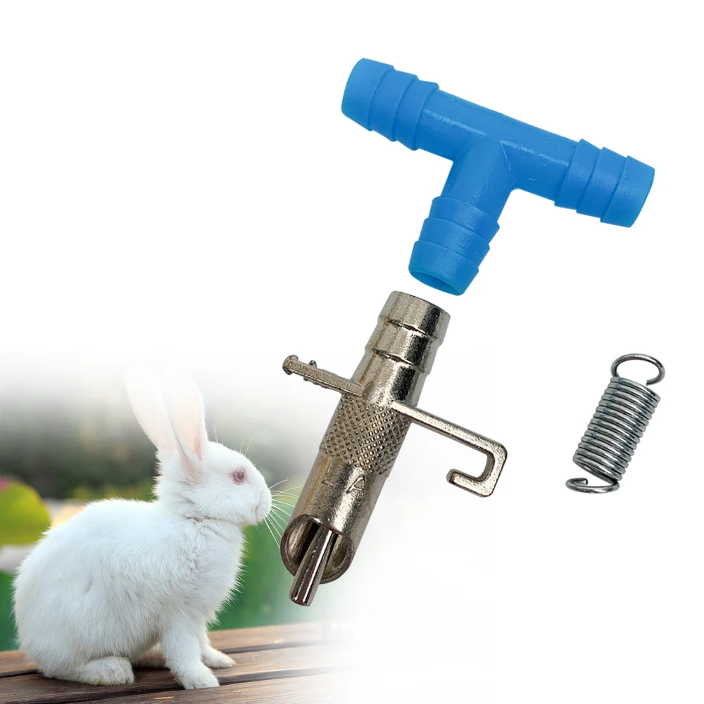 

5/10/15Pcs Rabbit Nipple Drinker Rodents Bunny Pet Automatic Waterer Drinker Rabbit Drinking Fountains Animal Feeding Tools