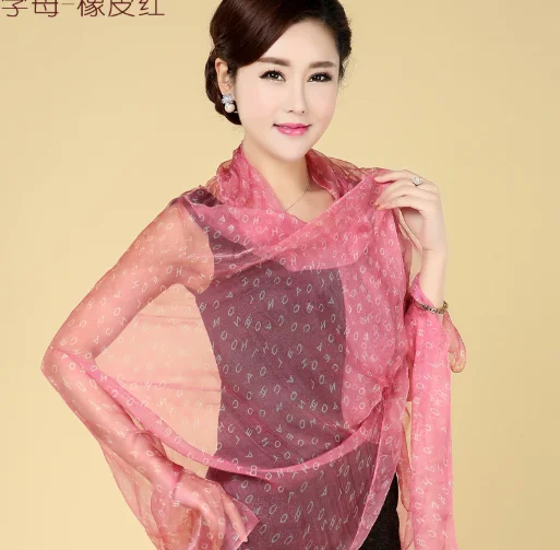 172X105CM Pure Silk Ladies Scarf 2020 New Design Long 100% Silk Shawl Scarf Women Flower Printed Thin Silk Scarves Echarpes