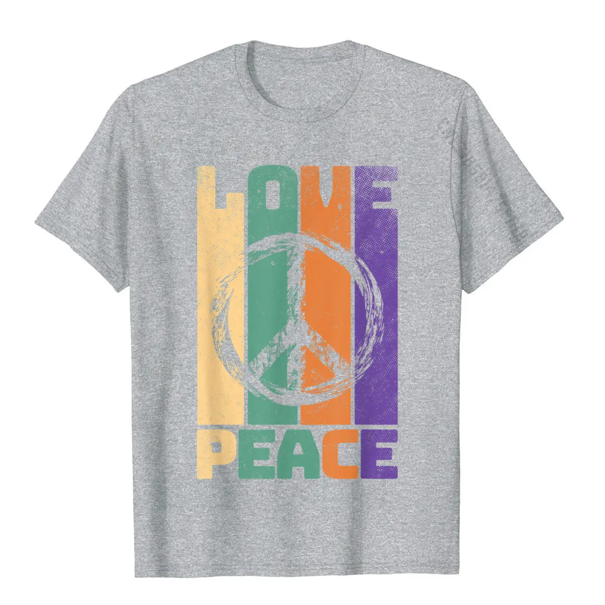 LOVE PEACE FREEDOM 60s 70s Tie Dye Vintage Hippie Costume T-Shirt Design T Shirt Tops Tees For Men Cotton Casual Top T-Shirts