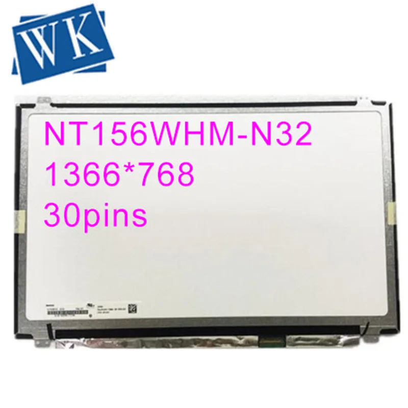 

15.6" 1366*768 30pin lcd led laptop screen display NT156WHM-N32 N42 N12 B156XTN07.1,B156XN04,N156BGA-EA2,N156BGE-EB2