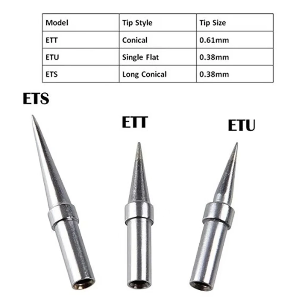 NOVFIX High Quality Lead Soldering Iron Tip ETR ETL ETD ETC ETB ETA ETS ETT ETU ETKN for WELLER Tip