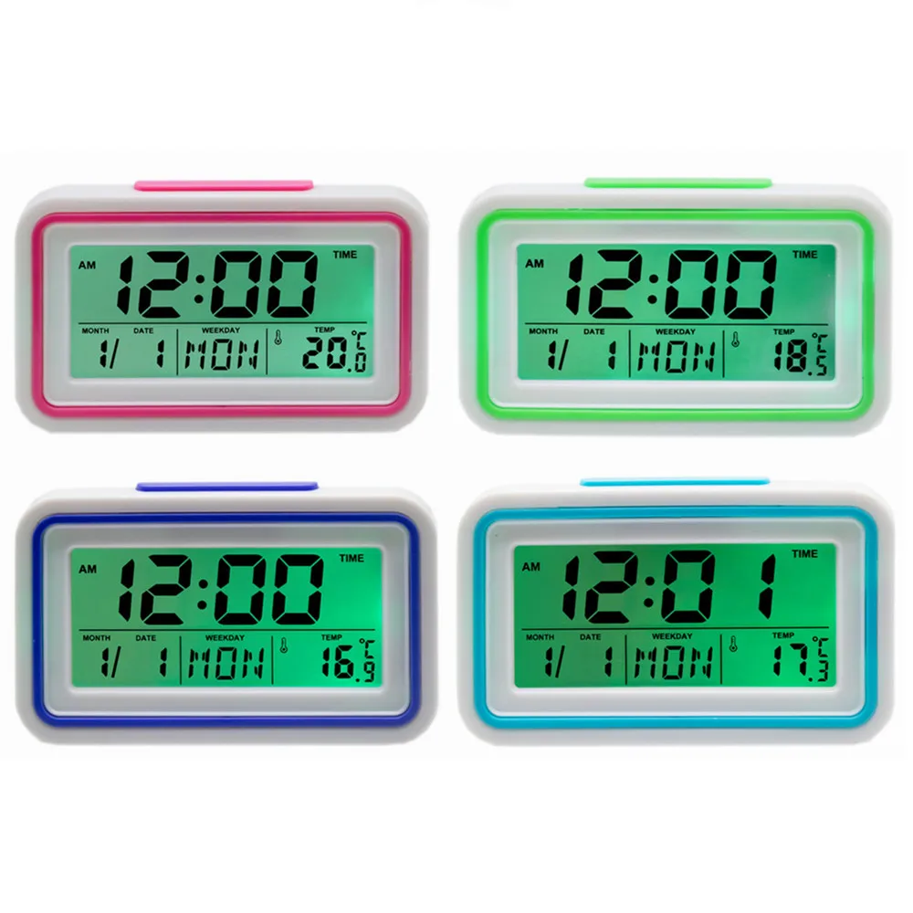 English Talking Alarm Clock with Date, Day and Temperature, for Low Vision or Blind KD-9905E