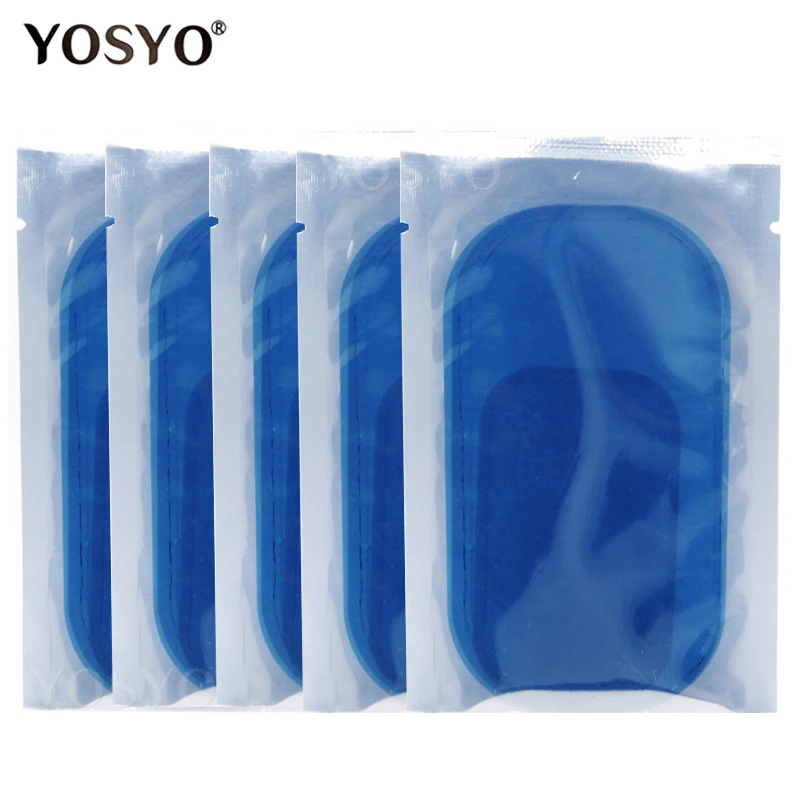 15/30/50/100Pair Replacement Gel Pads For EMS Trainer Weight Loss Abdominal Muscle Stimulator Exerciser Replacement Massage Gel