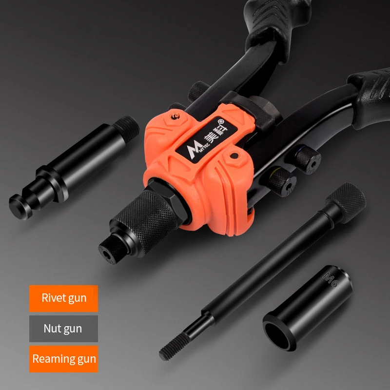 Drie-Purpose Klinknagel/Moer/Ruimen Gun Shooter Kwaliteit Legering Staal Moving Pull Grab Rivet Nut Tool Schroef pistool Multifunctionele