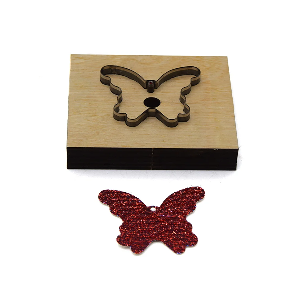 Rule Die Cut Steel Punch Butterfly Pattern Pendant Cutting Mold Wood Dies Cutter for Leather Paper Art Crafts