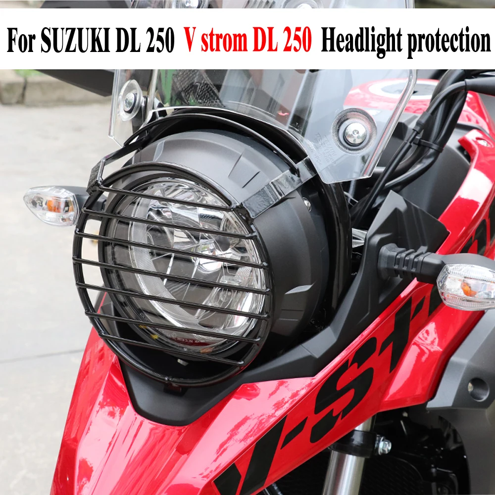 

Motorcycle Headlight Grill Cover Head Light Protection HeadLamp Guard for SUZUKI DL250 Vstrom DL 250