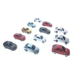 2019 50pcs/lot New Style Scale Cars Toy For Architeture Layout 1：150 Resin Plastic Model Building Maker Factory