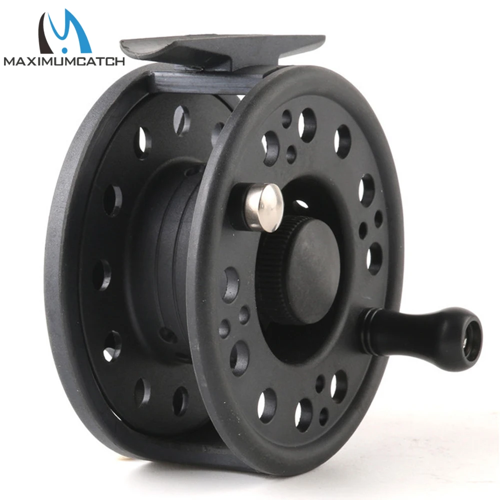 Maximumcatch GLA 1-8 Weight Fly Fishing Reel Plastic Fly Reel Right Or Left Can Be Changed