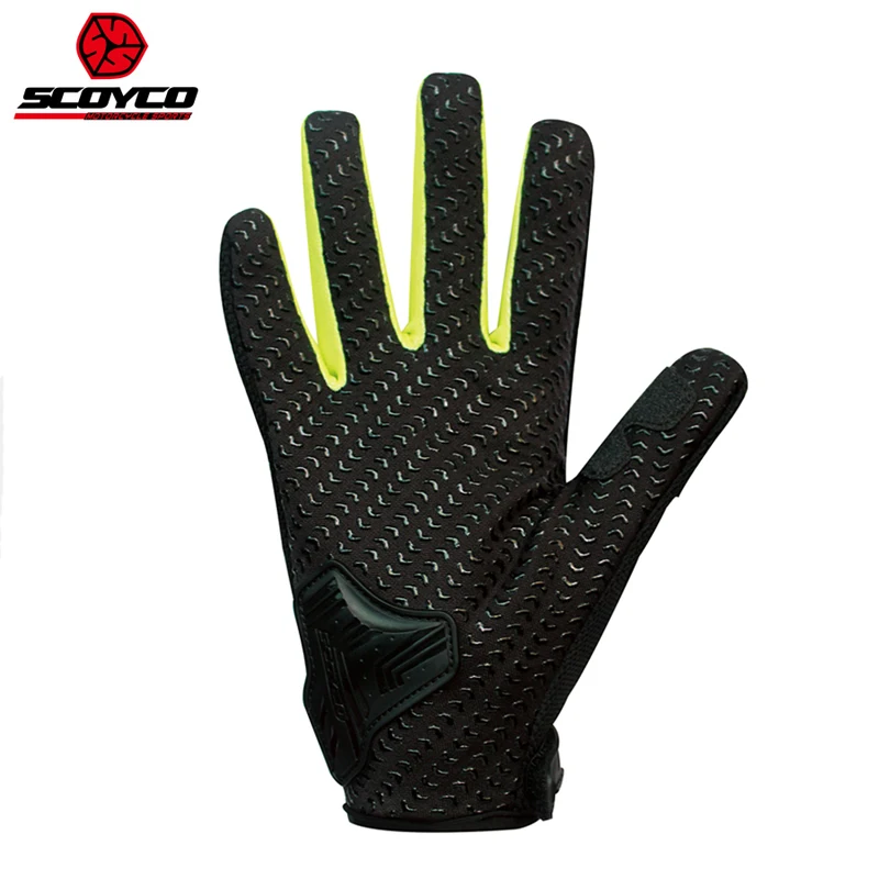 Scoyco Motorcycle Full Finger Gloves Summer Motocross Off Road Luvas Moto Motorbike Scooter Racing Riding Guantes Motocicleta