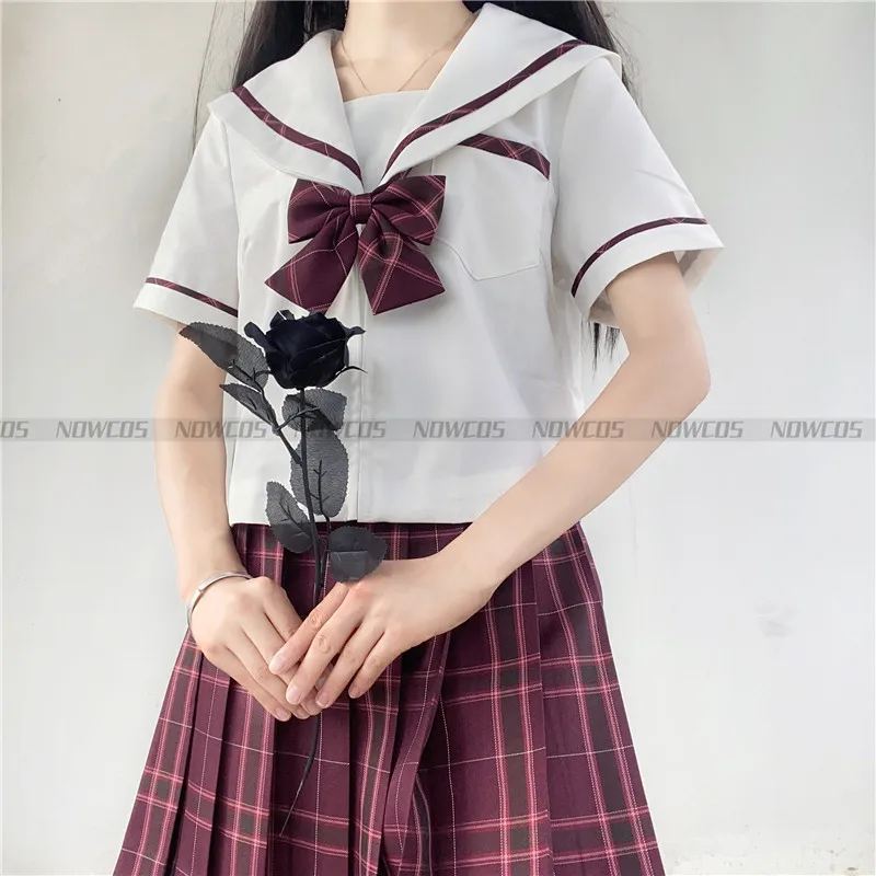 [Lycoris radiata] formelle jk Mädchen Studenten Sommer hohe Taille Falten röcke Plaid Röcke Frauen Kleid für jk Schuluniform