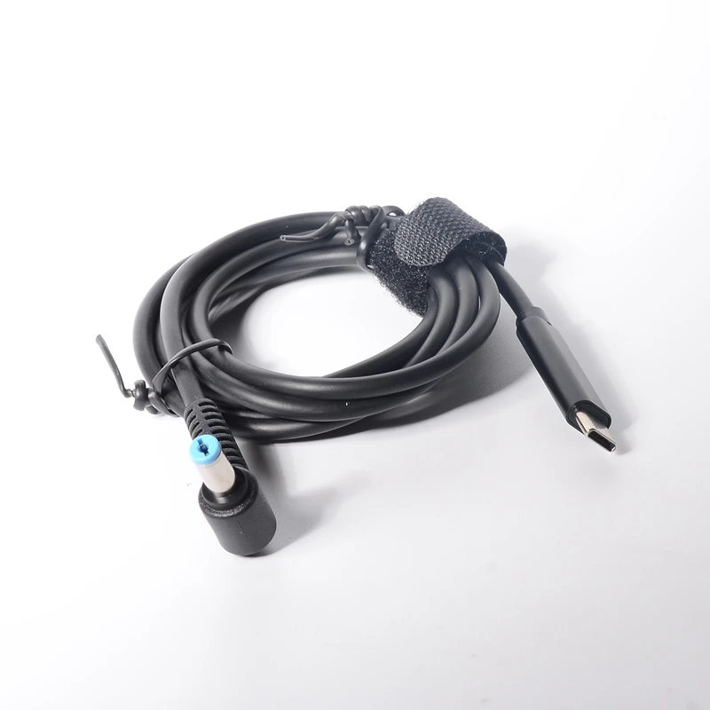 (5,5x1,7 мм) USB Type C PD кабель для зарядки ноутбука шнур Dc адаптер питания конвертер DC 5,5*1,7 мм папа 90 градусов прямоугольный