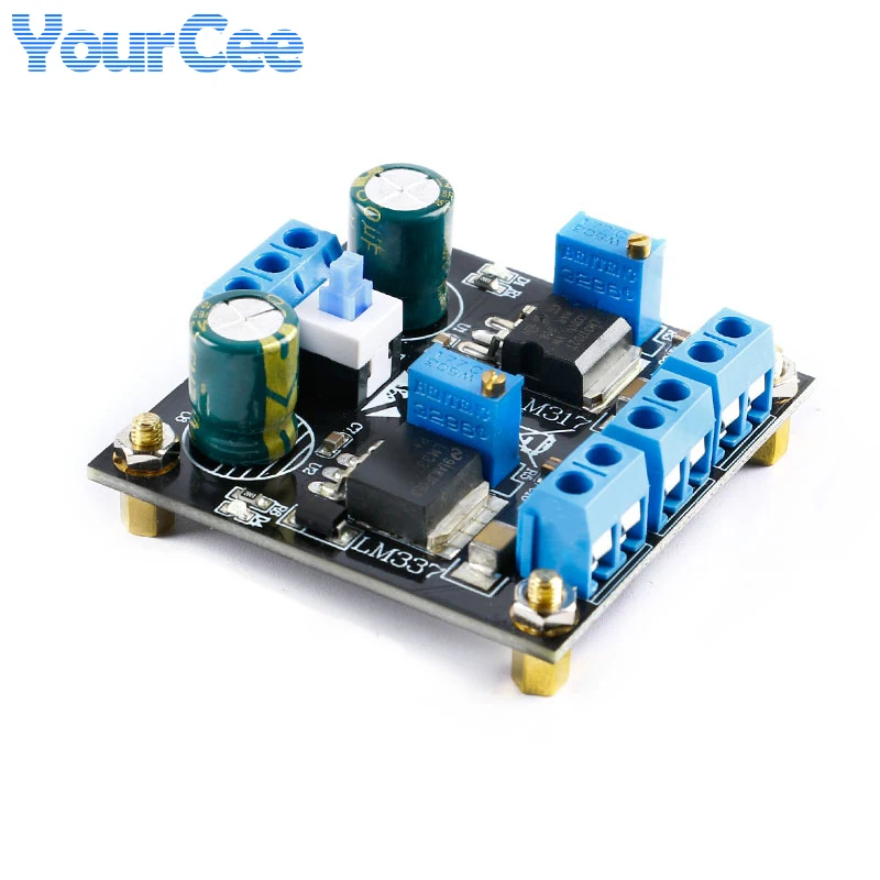 LM317 337 Positive Negative Dual Power Adjustable Electronic Component Step Down Buck Board Module