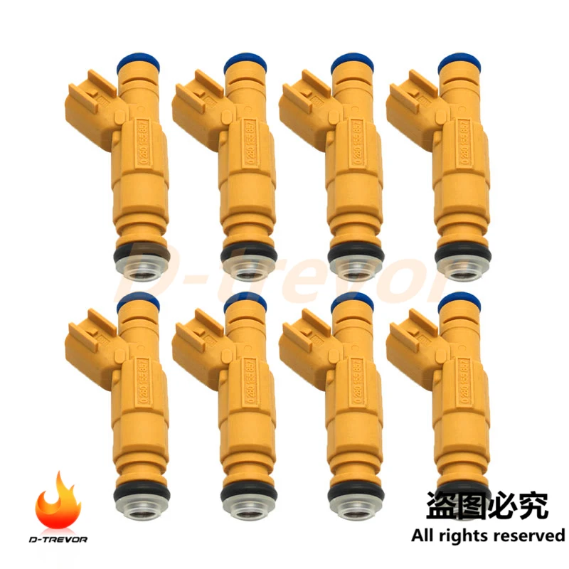 

8PCS Fuel Injector 0280155857 XW7E-A5B For Ford E-350 F-250 F-350 6.8L Mercury Lincoln 4.6L