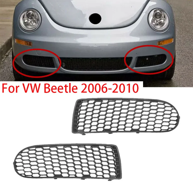 1C0807683H 1C0807684A Car Front Bumper Lower Grill Grille Honeycomb Mesh Grille Cover For VW Beetle/Cabrio 2006 2007 2008~ 2010