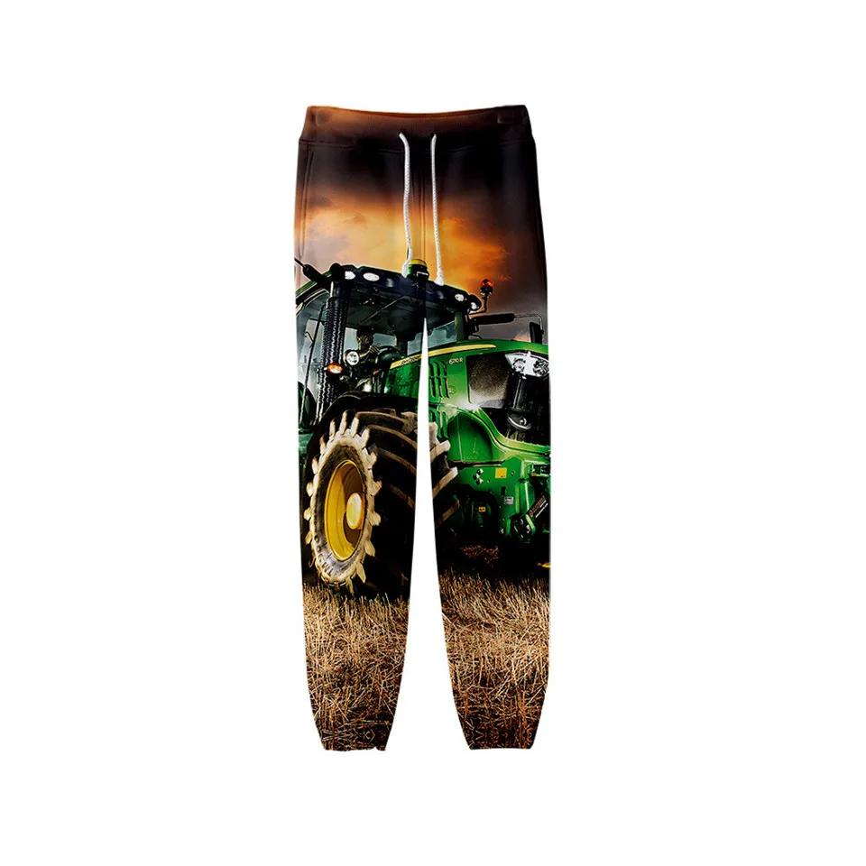 

3-14 Years Novelty Tractor Pattern 3D Printed Track Pants Kids Boys Harajuku Anime Cosplay Sweatpants Boys Girls Trousers