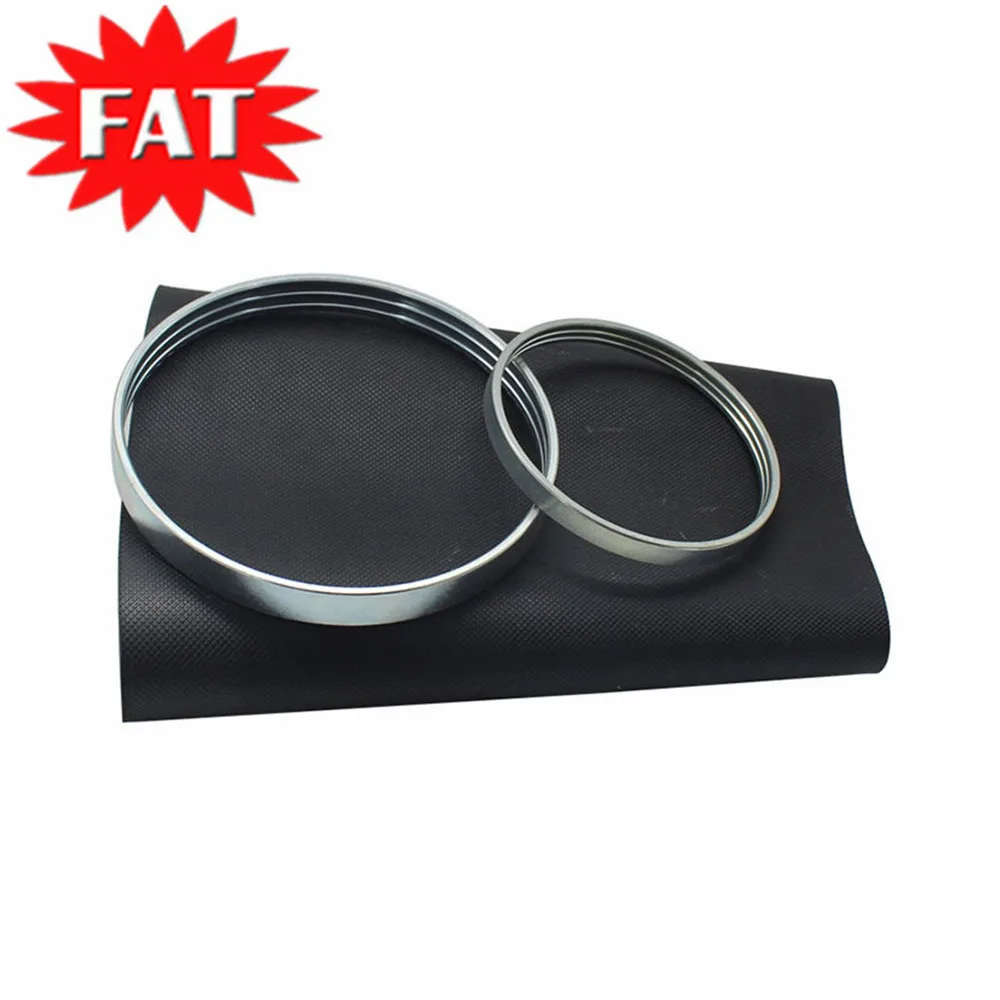 Front Air Suspension Spring Bag Rubber Sleeve & Crimping Rings For Audi A8 D3 2002-2010 4E0616039AF 4E0616040AF