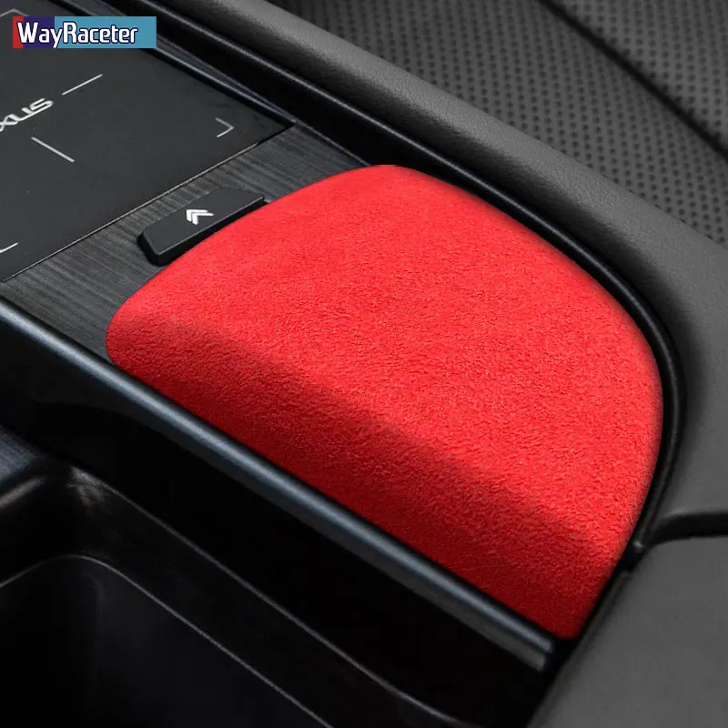 Ultrasuede Wrap Car Central Control Elbow Pad Decoration Cover Sticker For Lexus ES 300h 200 250 2018-On F Sport Accessories