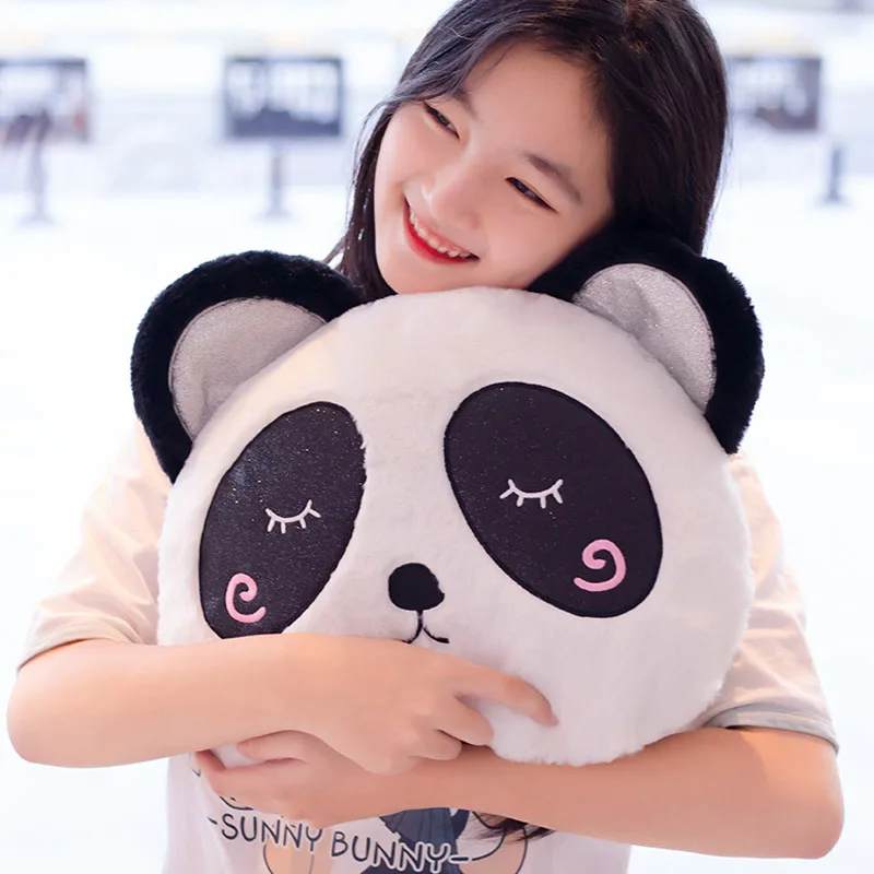 Cartoon Lovely Animals Plush Toys Cushion Panda Koala Doll Kids Sofa Chair Seat Sleeping Bed Cushion for Children Birthday Gifts