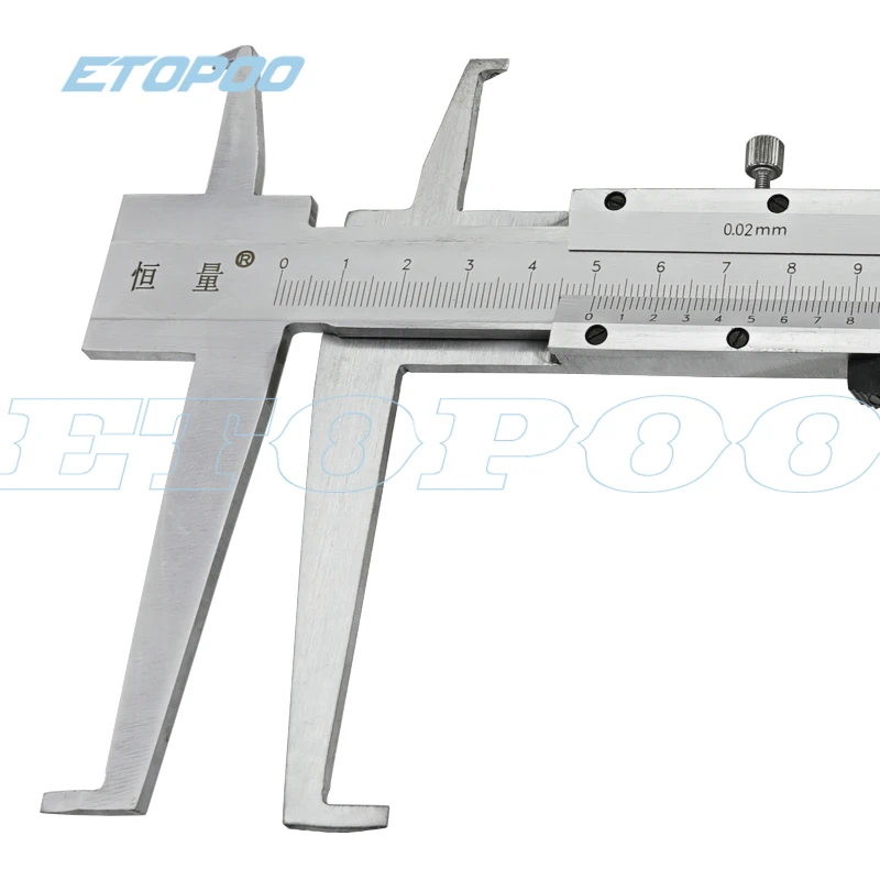 9-150mm Knife-point Inside Groove Vernier Caliper with Double Claw Professional Inner Vernier Calipers Accuracy Measuring Tools