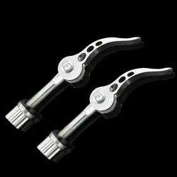 1 Pair Mountain Bikes QR Tool MTB Bicycle Seat Tube Clamp Screw Quick Release Lever Cycling Seat Tube Road Bike Quick Release