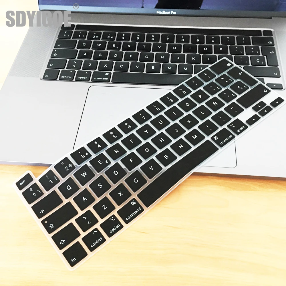 Keyboard Cover For Macbook Pro 13 2020 M1 A2338 A2289 Pro 16 inch 2019 A2141 Keyboard Skin Silicone dust Cover US Type English