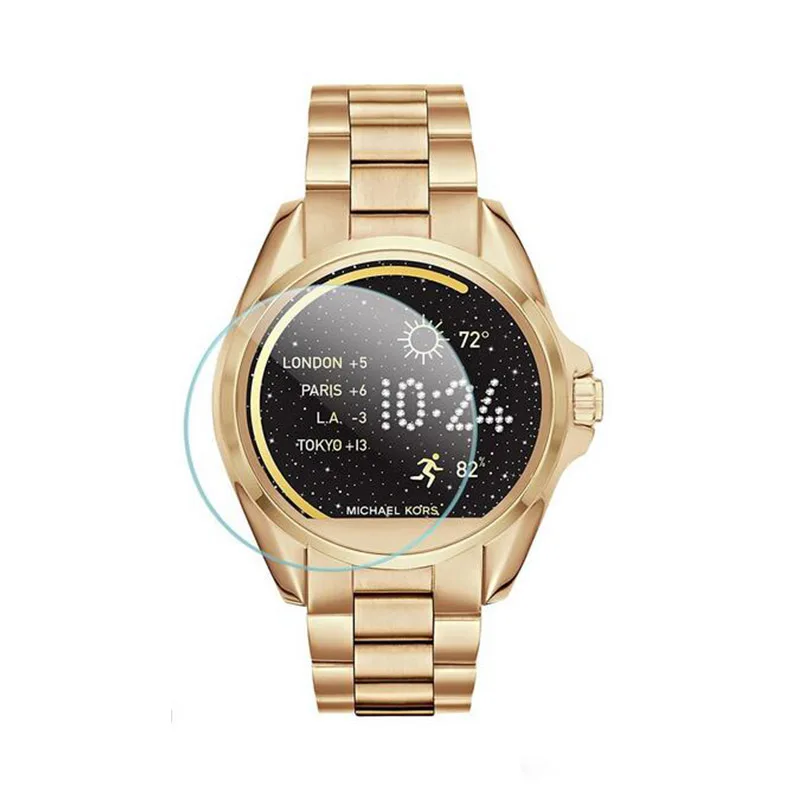 Película protetora de vidro temperado para michael kors, protetor de tela de relógio acessacessacesso brshaw mkt5001 mkt5004 mkt5006 mkt5012/5013/5018