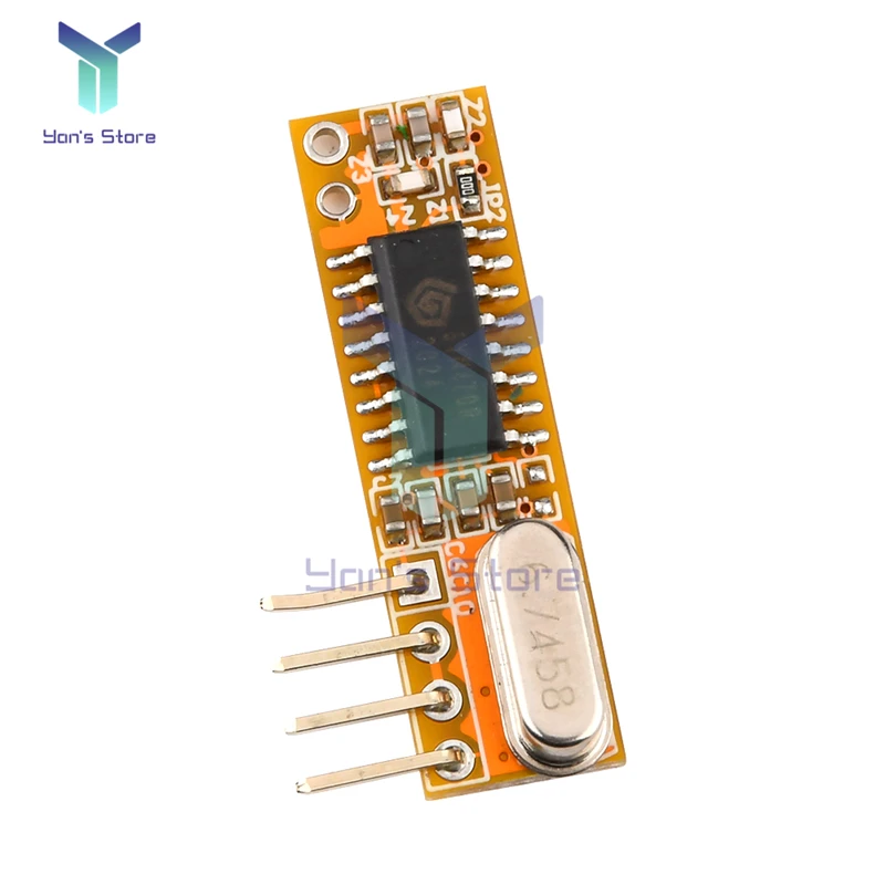 10 Chiếc RXB12 433Mhz Superheterodyne Bộ Thu Không Dây Chính Xác Cho Arduino AVR