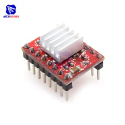 A4988 modulo Driver motore passo-passo con dissipatore di calore per stampante Arduino 3D Reprap macchina CNC o robotica