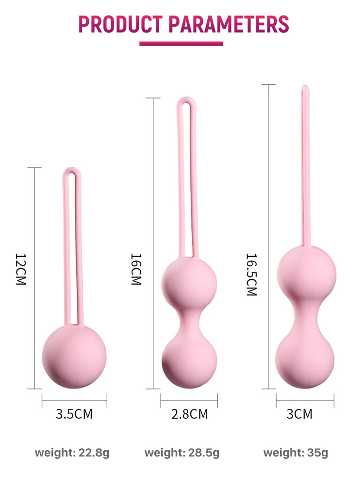 Medical Silicone Kegel Balls Exercise Tightening Device Balls Safe Ben Wa Ball for Women Vaginal massager Adult Sex toys