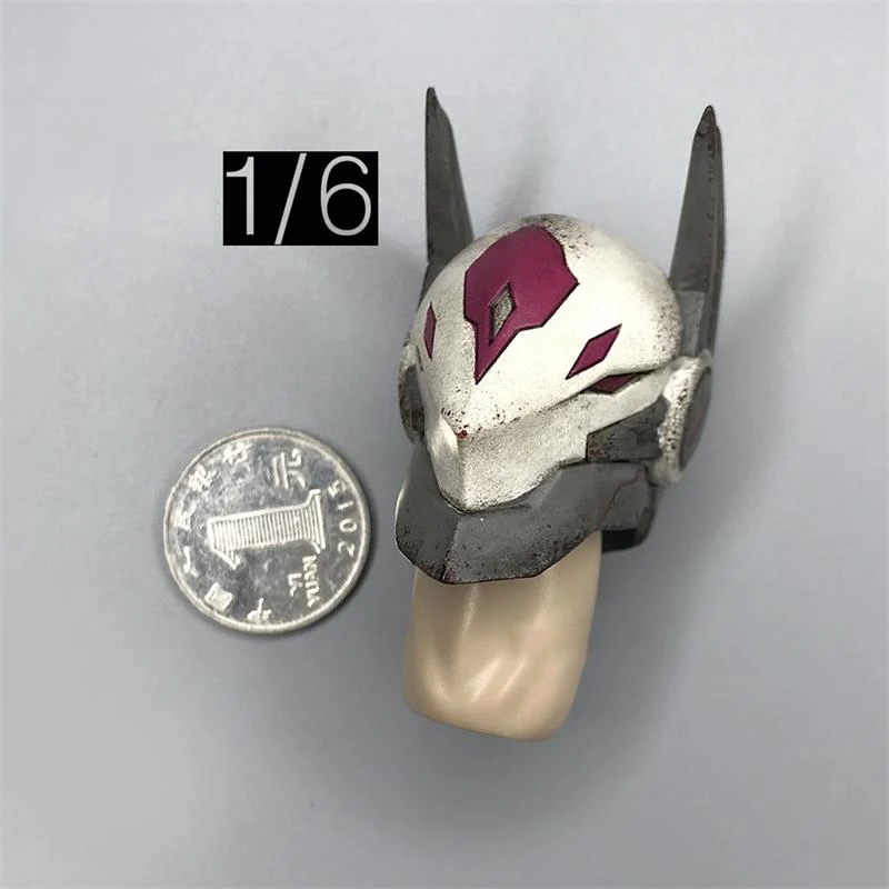 

1/6th Devil Toys Trendy Science Fiction Male Doll Head Sculpture Armor Model For 12inch Doll Action Collectable