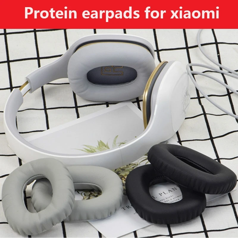 

High Quality Replacement Earpads for Xiaomi Headphone Youth Edition Soft Foam Cusion Protein Leather Ear Pads Cover for Xiaomi