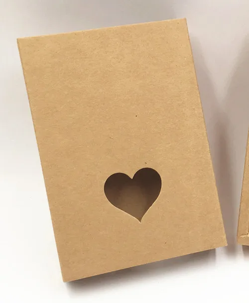 Brown Kraft Paper Boxes for Jewelry Storage